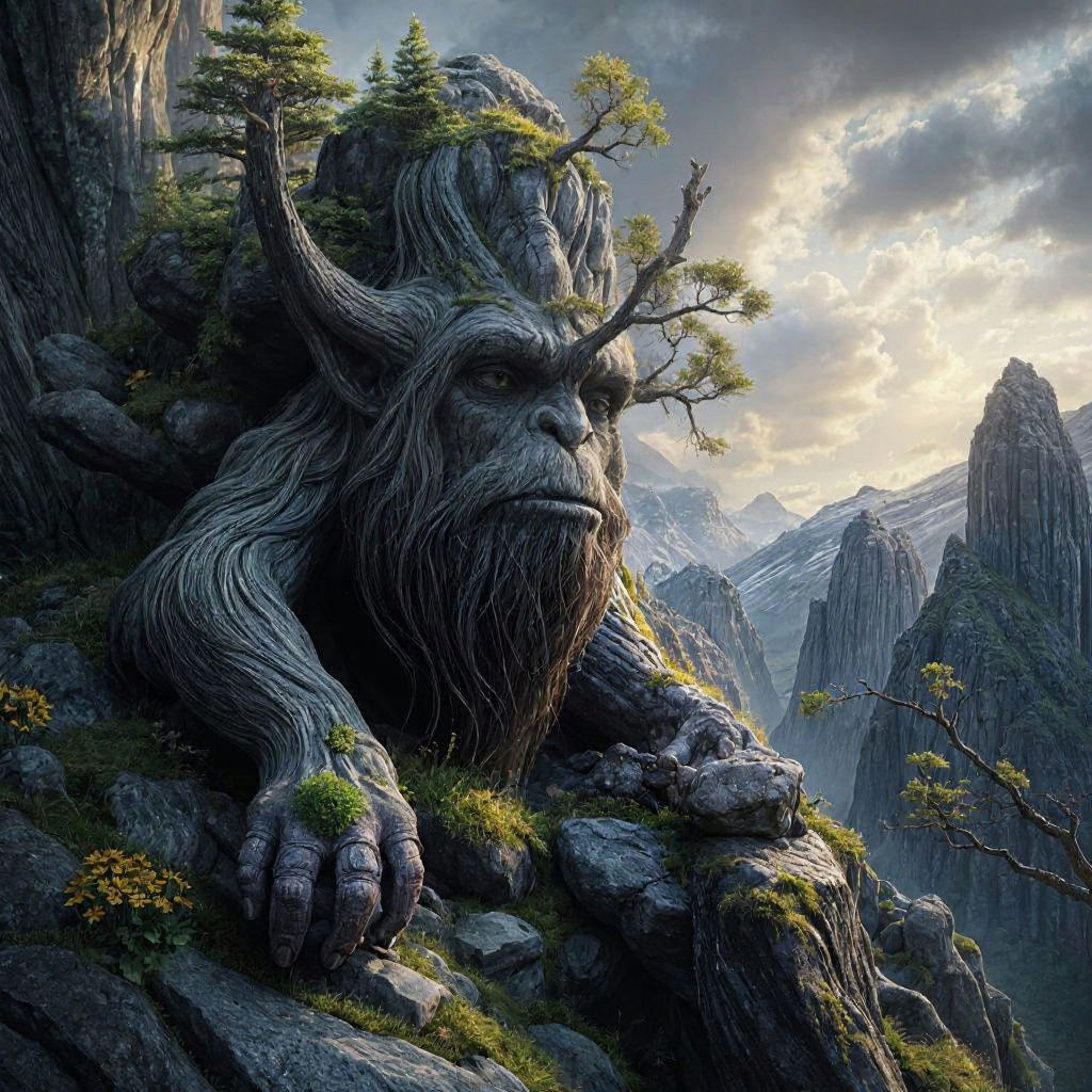 Icelandic Mountain Troll Concept Art