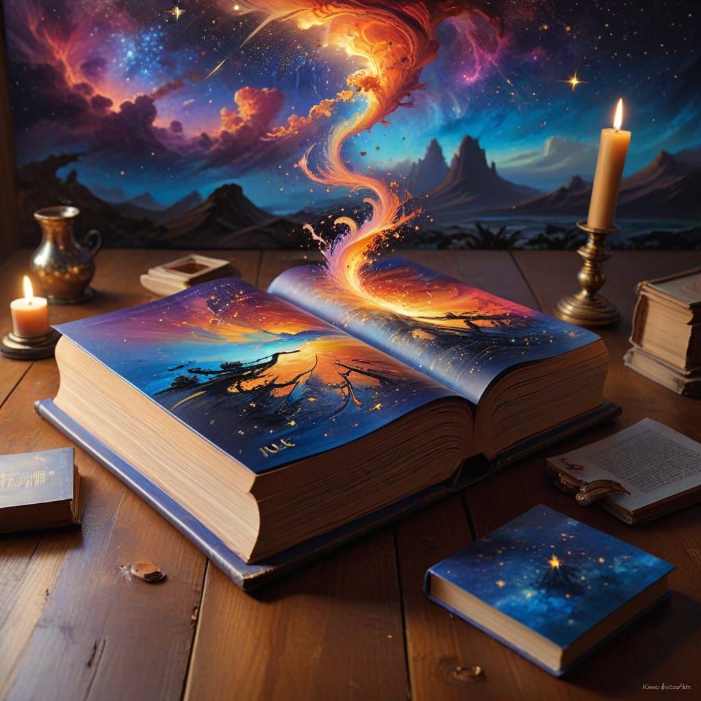 كتاب قصة كبير بجلد قديم مزخرف بالذهبي فخم عظيم مفتوح وتخرج م...