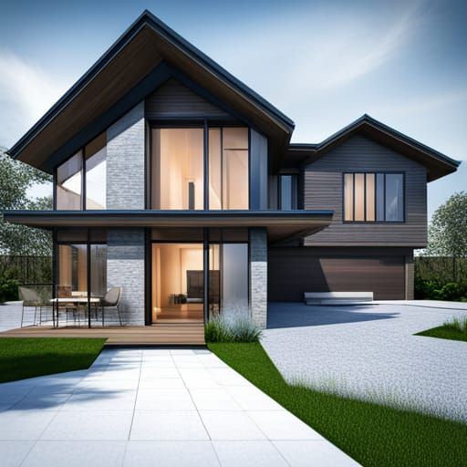 Realistic House Blueprints and Technical Building Plans