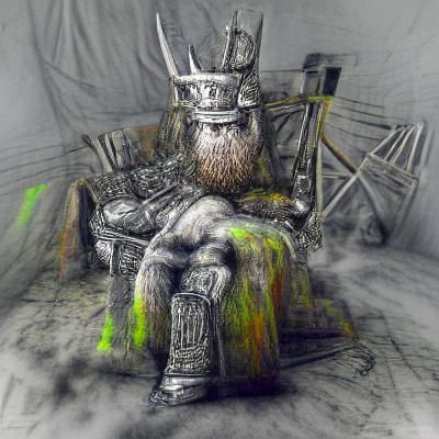 Majestic Viking King Portrait