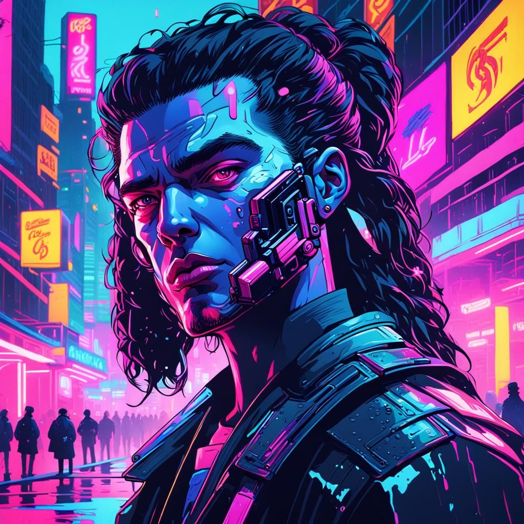 Neon Noir Killer in 80s Miami