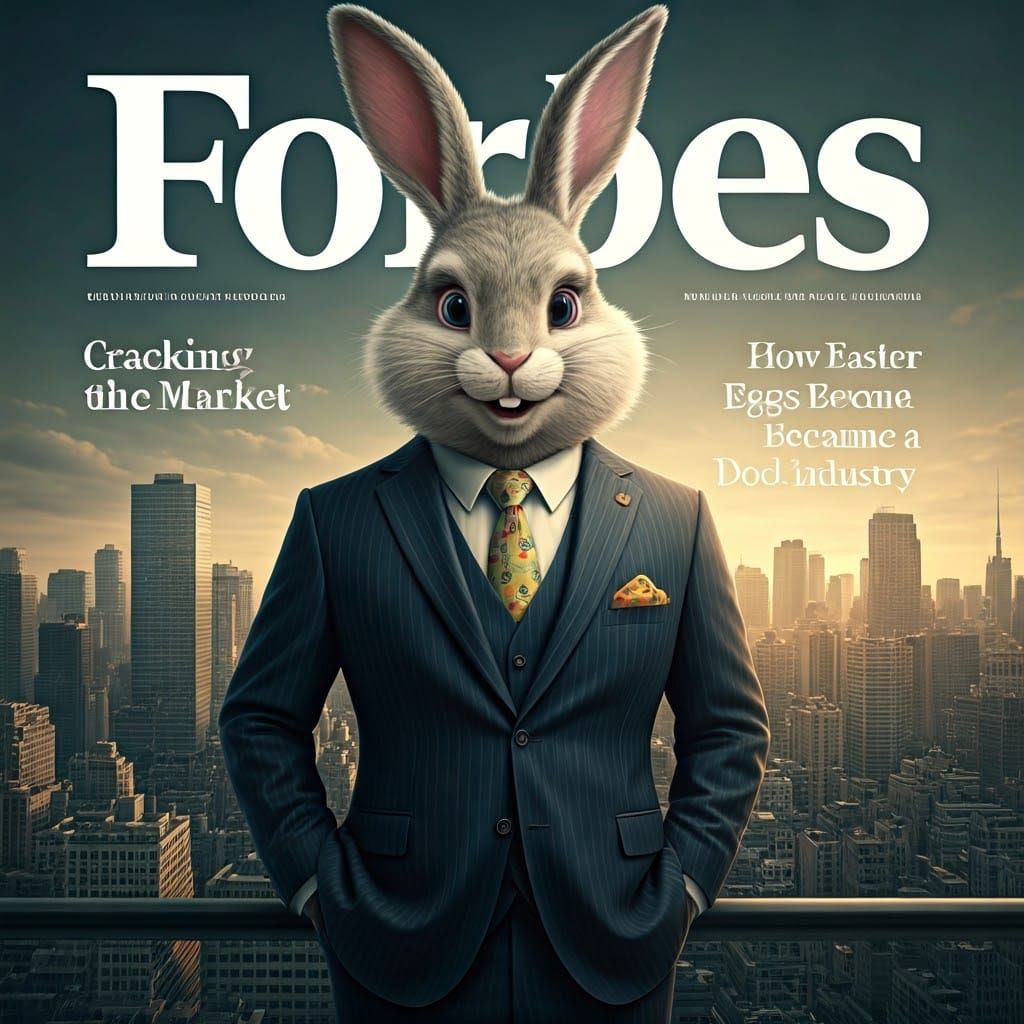 The Easter Bunny on Forbes Cover: Cracking the Billion-Dolla...