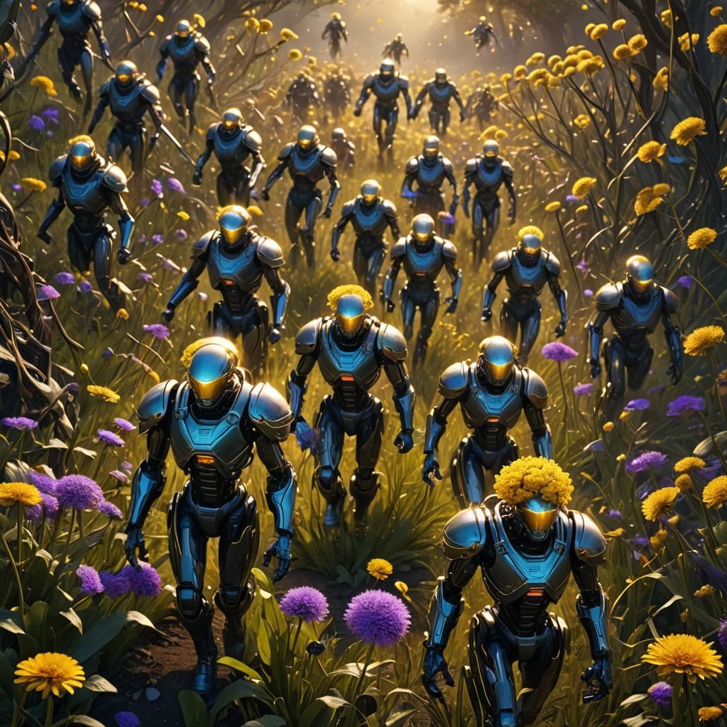 Incredible Biometric imagineer creates cyborg dandelion attack force for battles