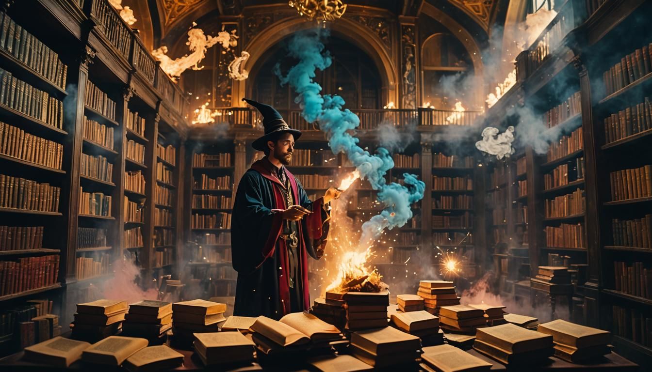 Young Wizard's Explosive Spell Practice