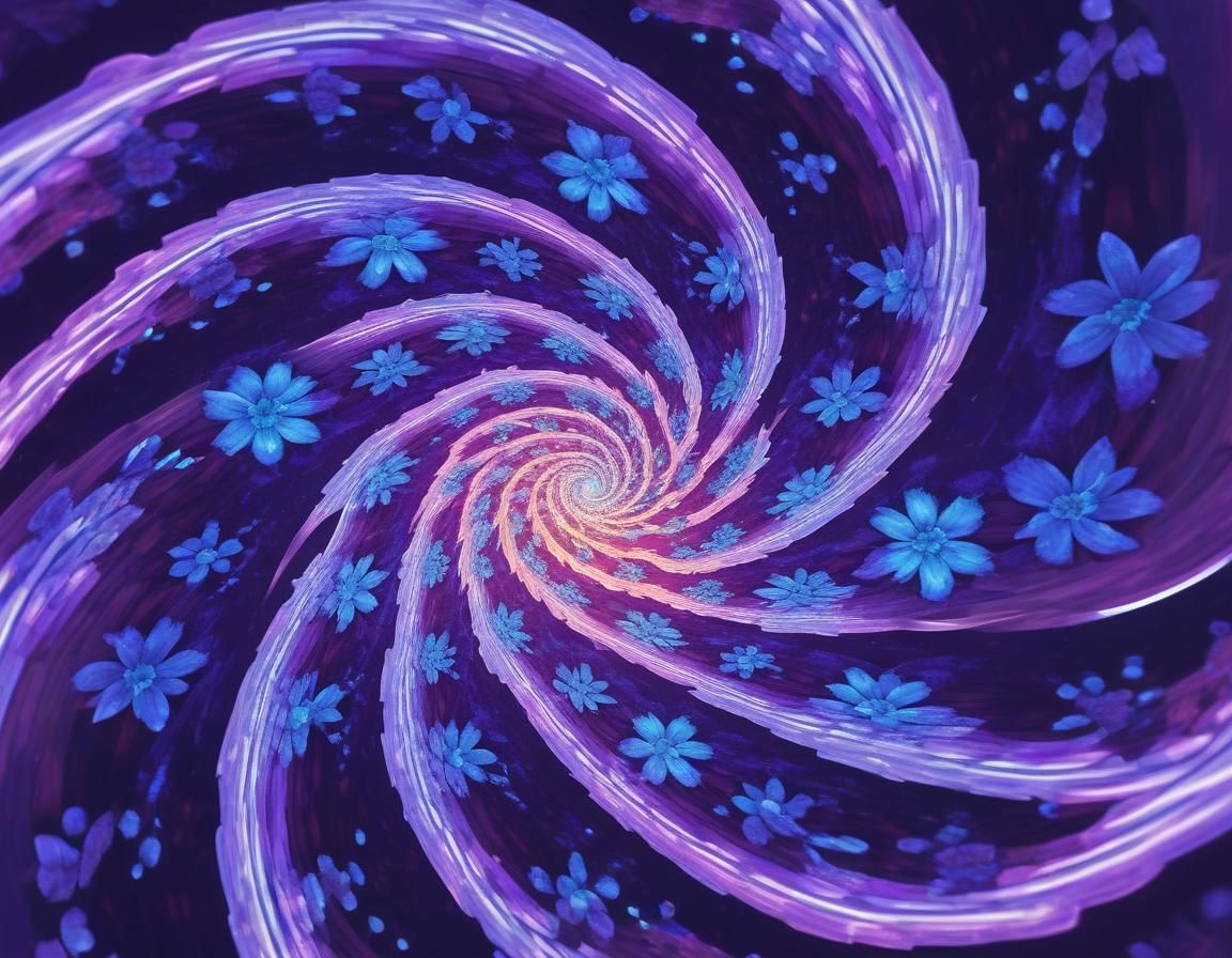 Ethereal Floral Abstract Art in Ultra HD