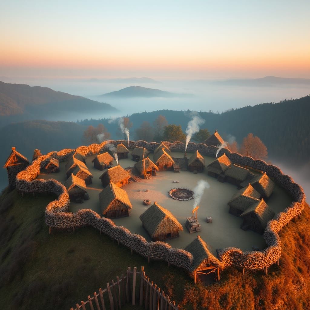 Morning in a Celtic Oppidum