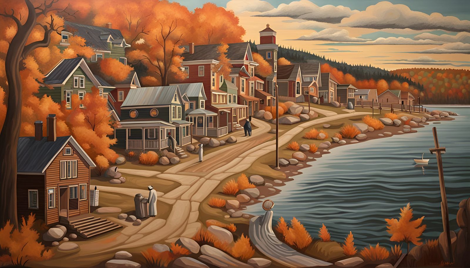 Halloween in Northern Michigan: A WPA Mural
