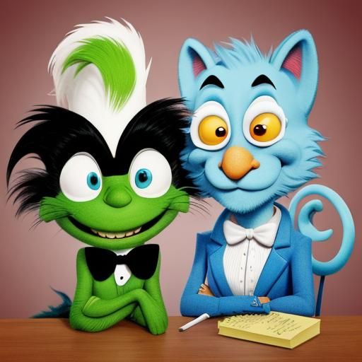 Absolutely! Let's create a new Dr. Seuss character together. Here are some prompts to get you started