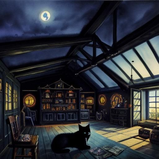 Cat in the attic