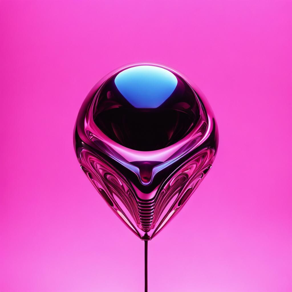 Surreal Alien Implant with Pink Love Theme