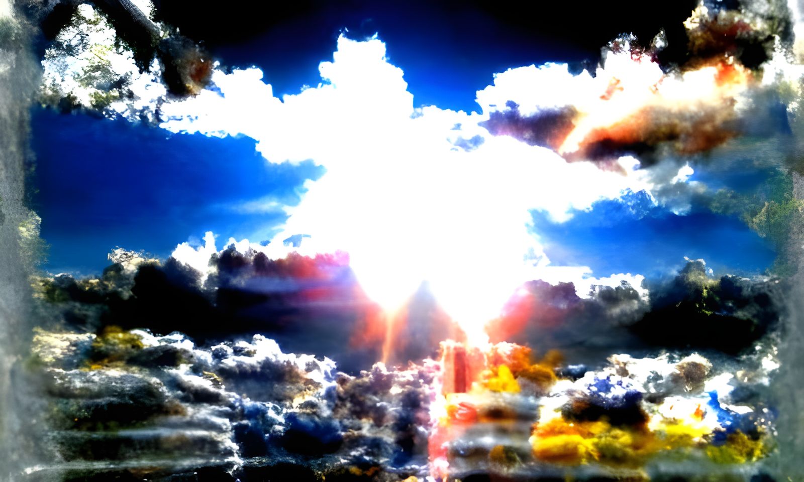 Stairway to Heaven: Divine Sunshine in the Sky