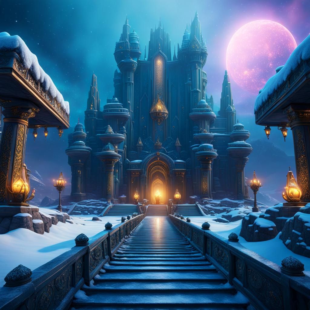 Atlantis Pathway: Winter Fantasy Concept Art