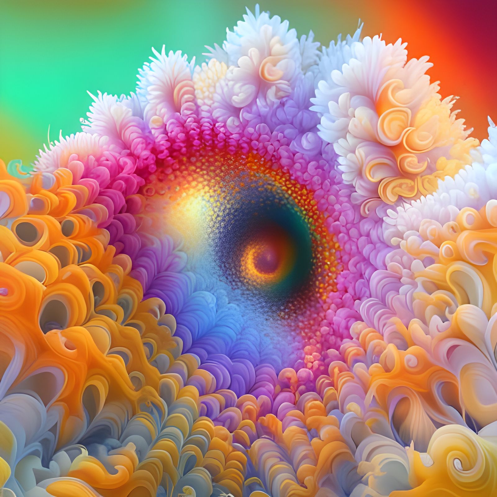 Fractal Nanotechnology Art: Sensory Fantasia