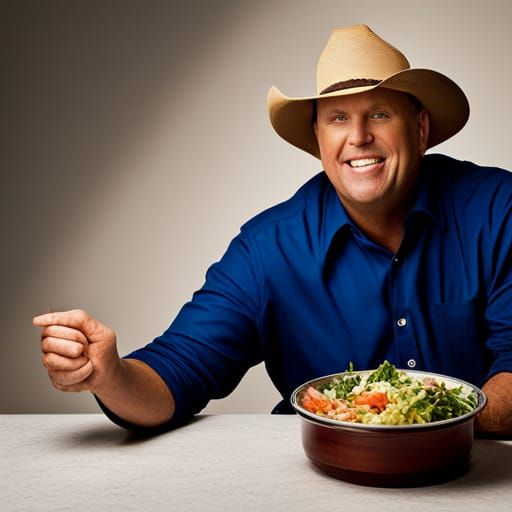 Garth Brooks Laughing: Close-Up Professional Portrait