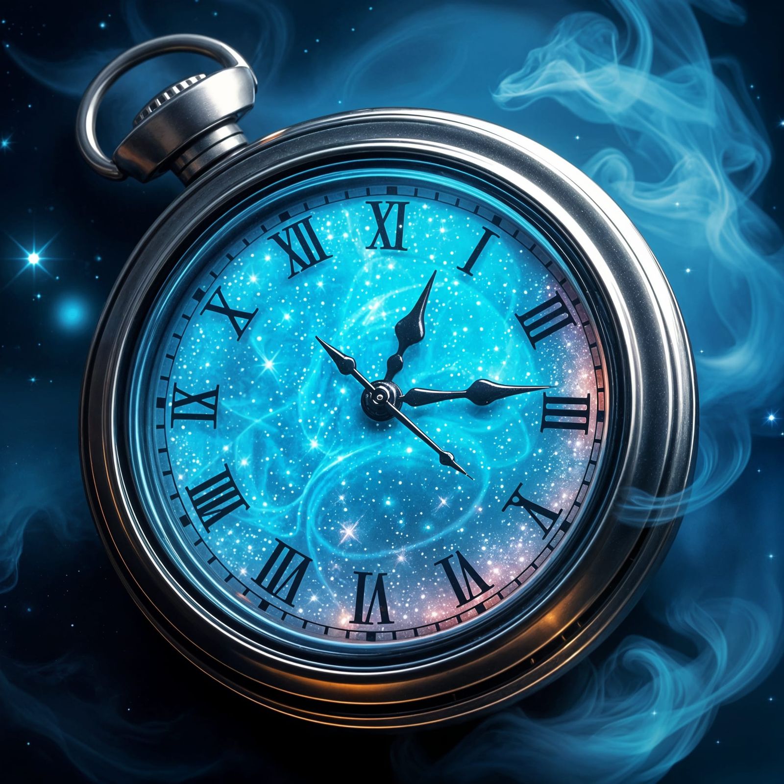 Magic Pocket Clock Under the Milky Way