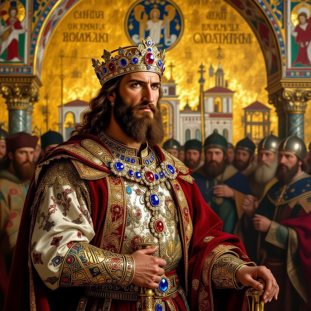 Alexios Komnenos in Byzantine Imperial Splendor