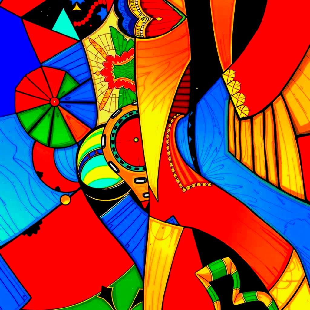 Elegant Woman in Pink Gown: Hyper-Realistic Digital Portrait