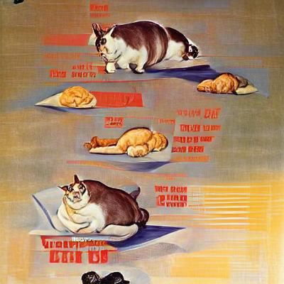 Propaganda Poster for Feline Obesity