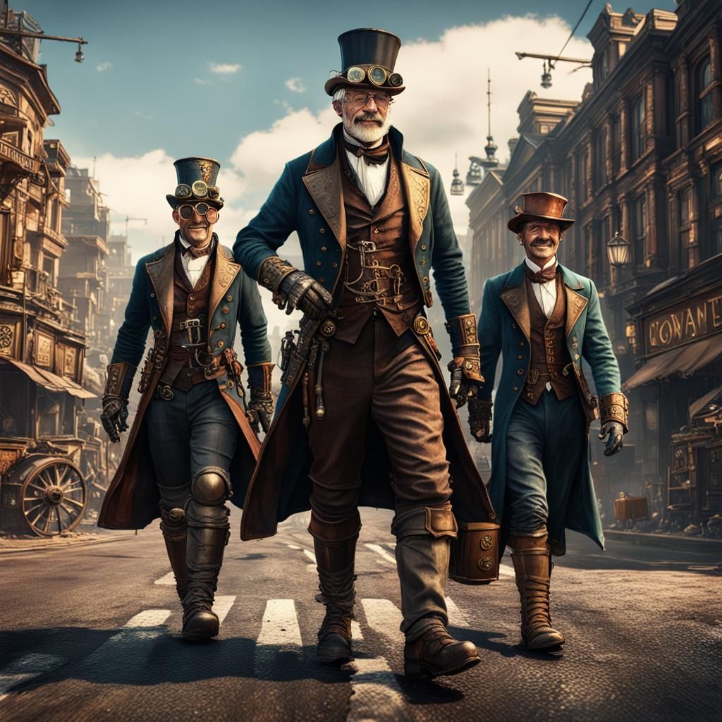Steampunk-men