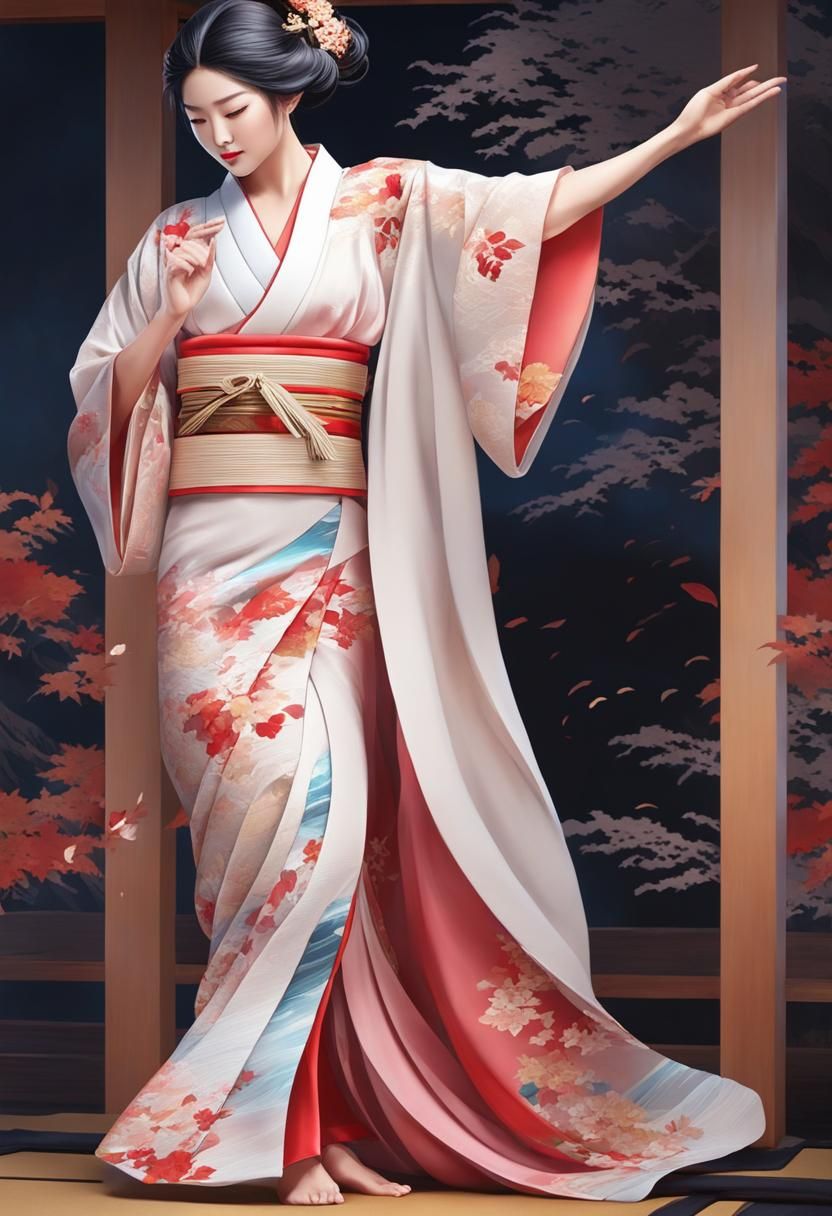Japanese woman beautiful like a lotus flower  /03