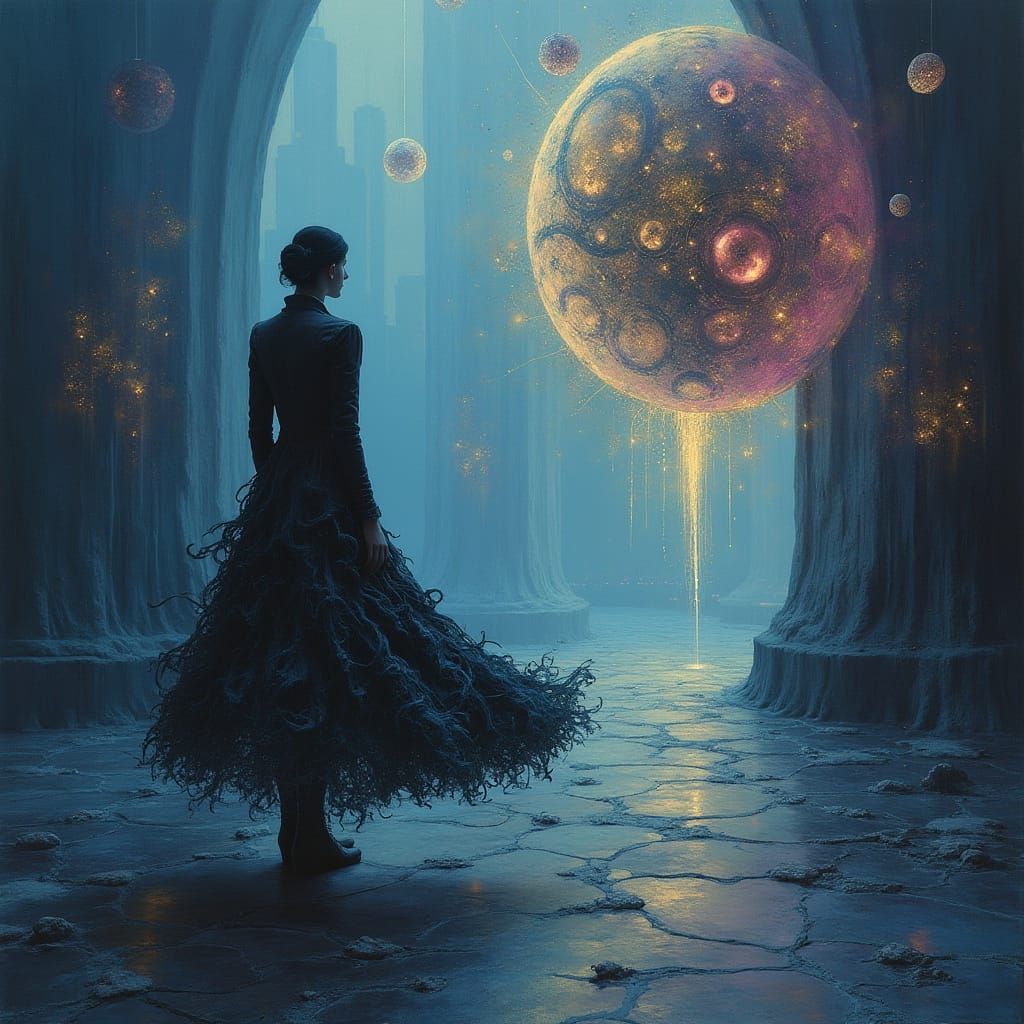 Surreal Dreamscapes in Cyberpunk Style