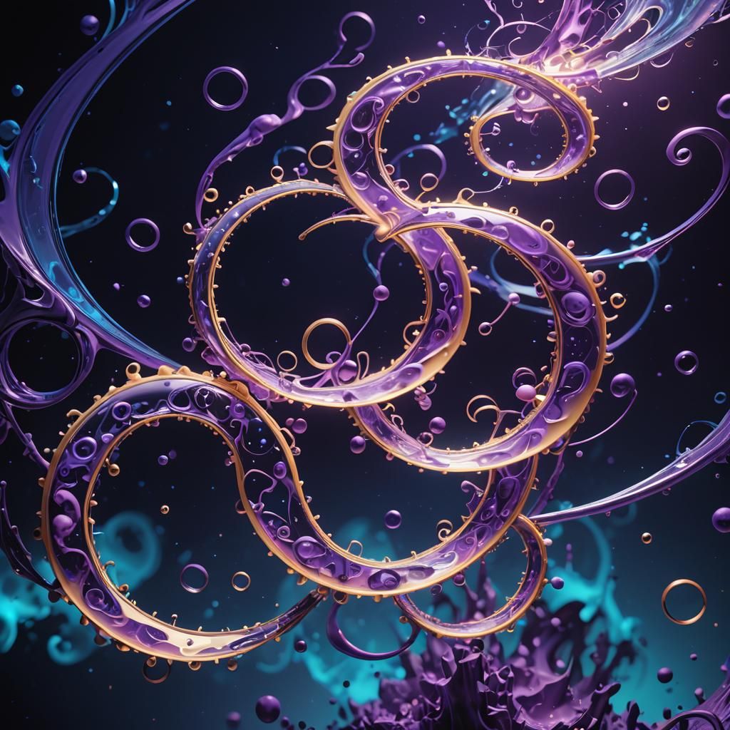 Surreal Purple Equation in Soft Focus