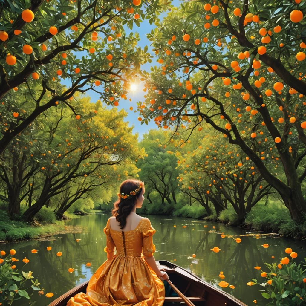 Surreal Landscape with Kaleidoscope Eyes