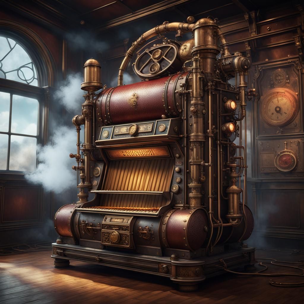 Steampunk Desktop Printer