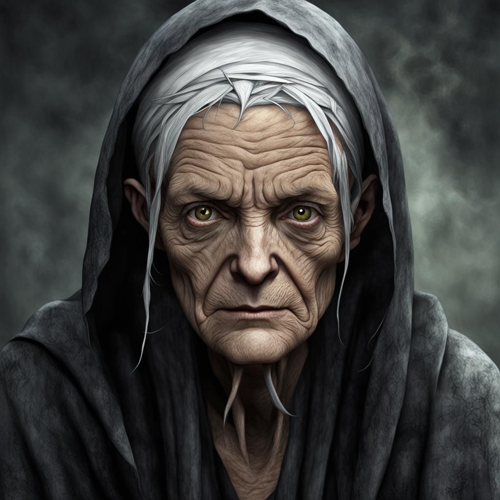 AI Interpretation of a Crone