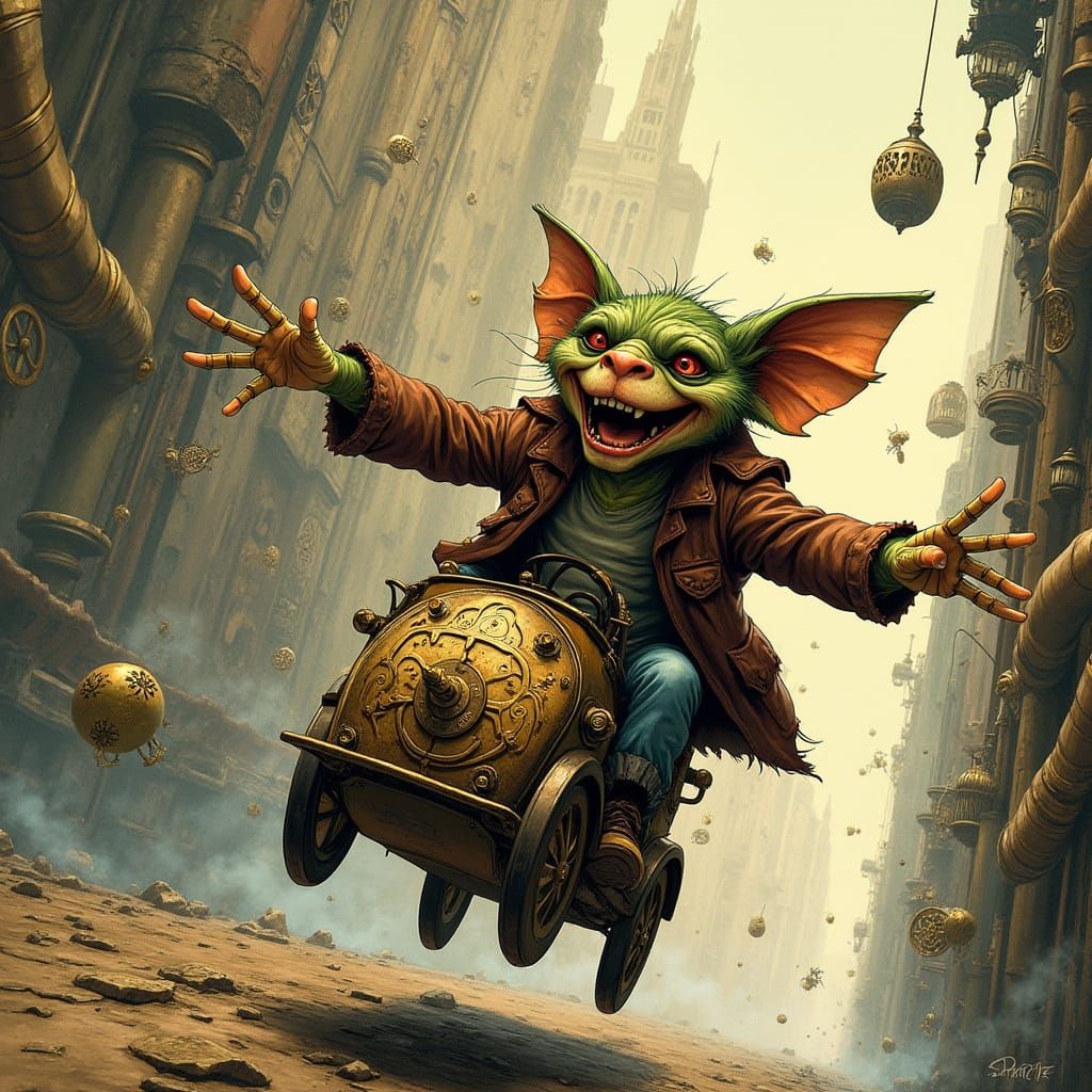 Gremlin's Wild Ride Through Clockwork City