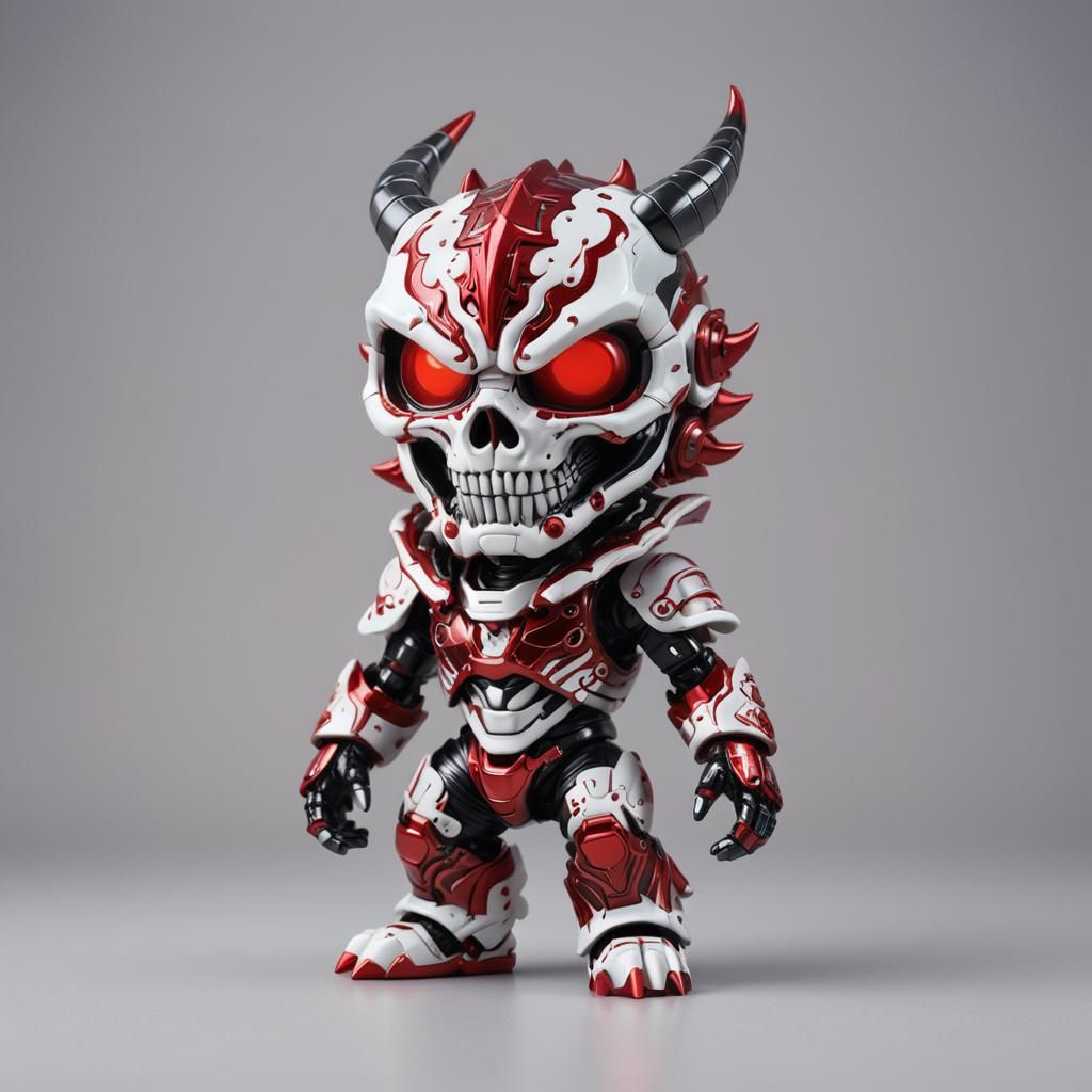 Demon Skull Dragon in Exo-Suit: Funko Pop Art