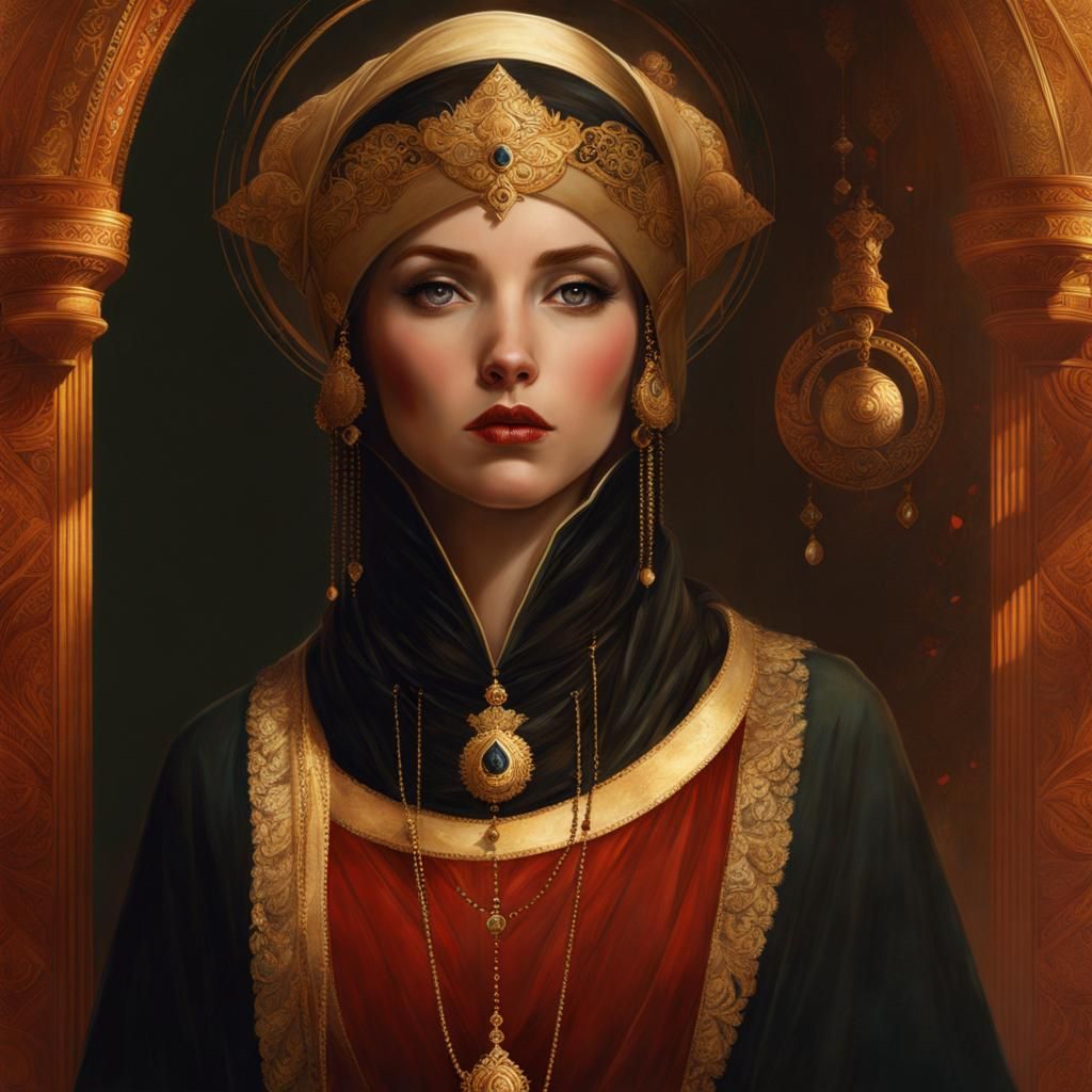 Dark Fantasy Figure Offers Help