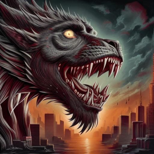 Simple Black and White Abstract