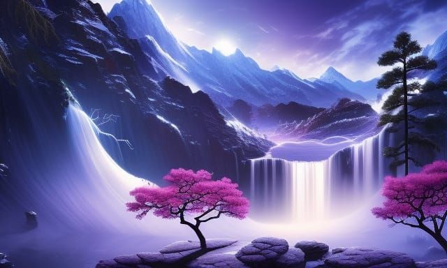 Harmony of Opposites: A Mystical, Detailed Rendering