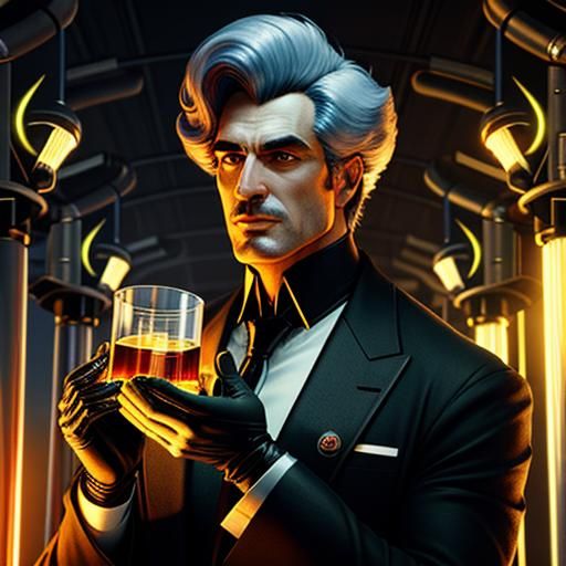 Retro-Futurist Researchers Amidst Unstable Energy