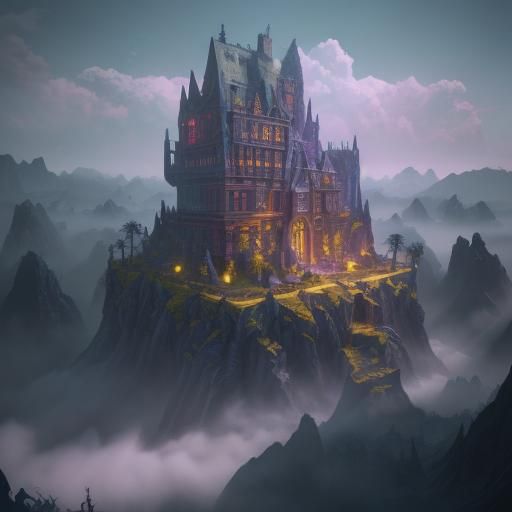 Detailed Fortnite Matte Painting in Deep Color