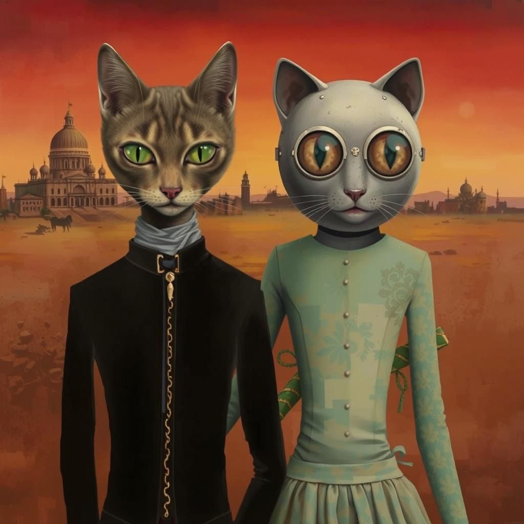 Post-Apocalyptic Venetian Masquerade on Mars