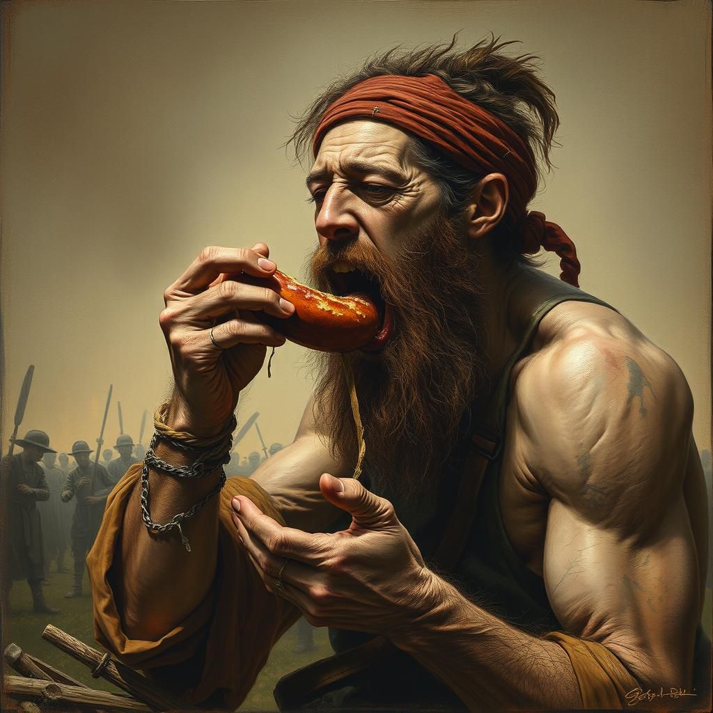 Gritty Sausage Feast in a Dark Realm