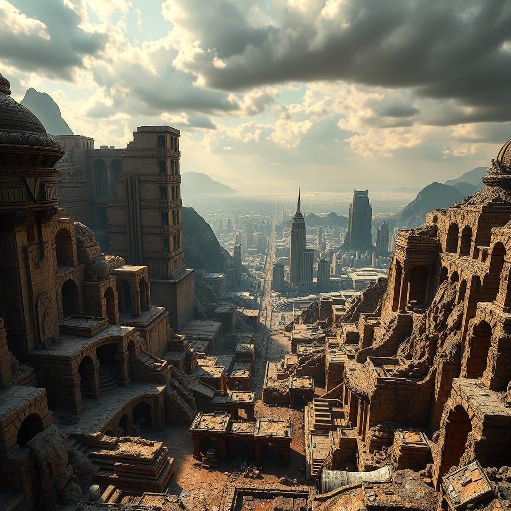 Ancient Ruins Reveal Modern Metropolis in HDR