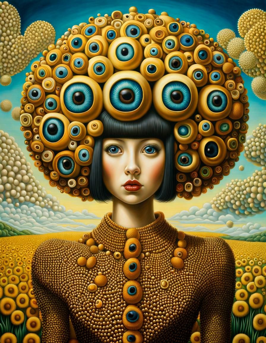 the hat made of eyes