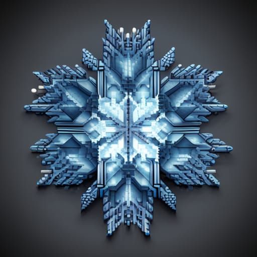 Pixel Snowflake