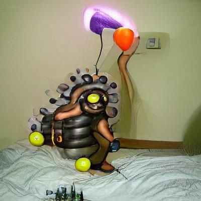 Bloonarius the Inflator Cartoon Illustration