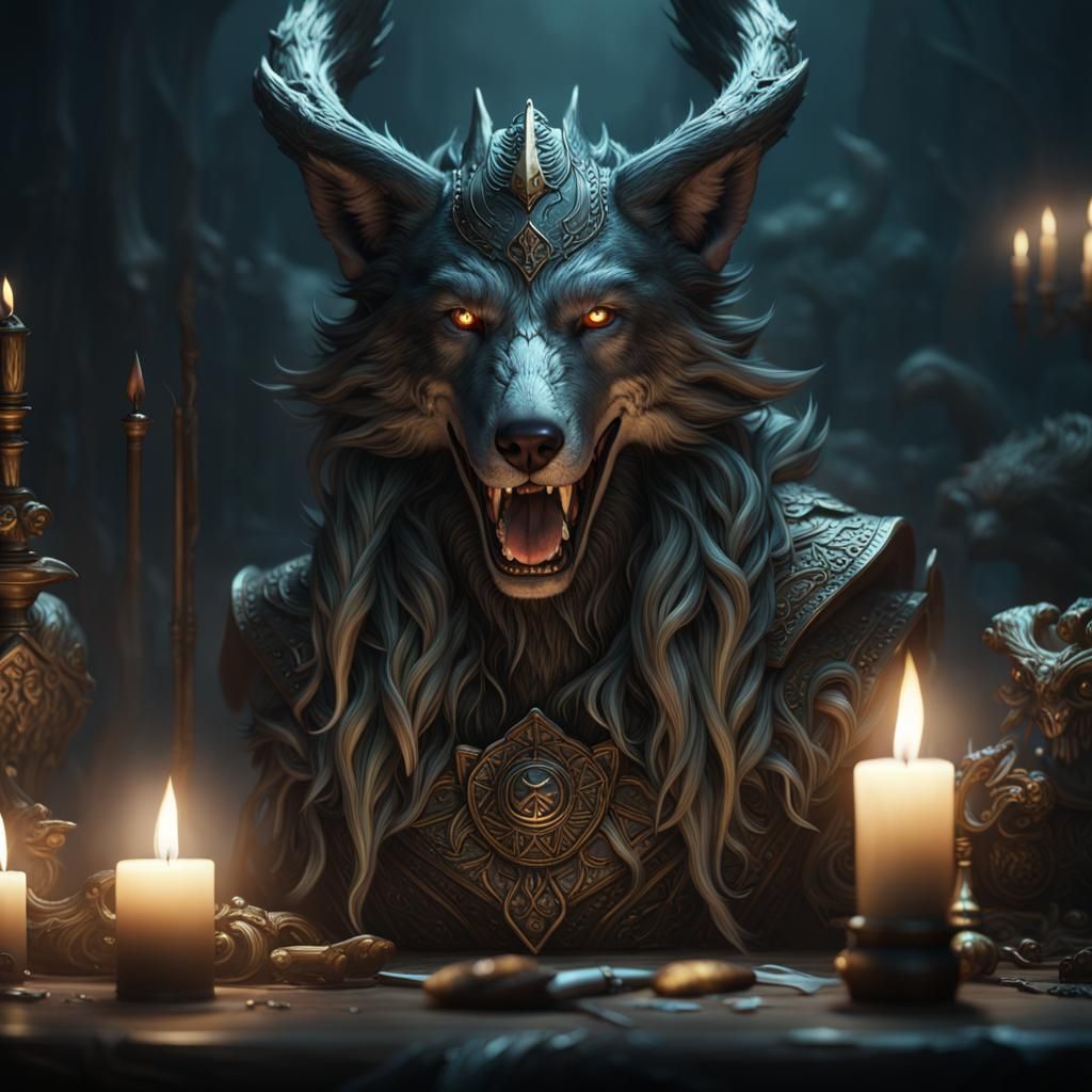 The transformation of a witch