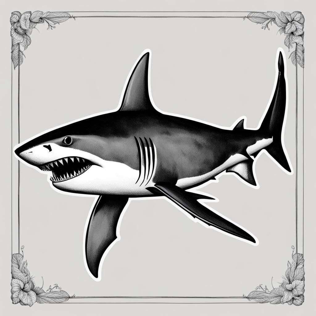AI Generated Image of a Shark