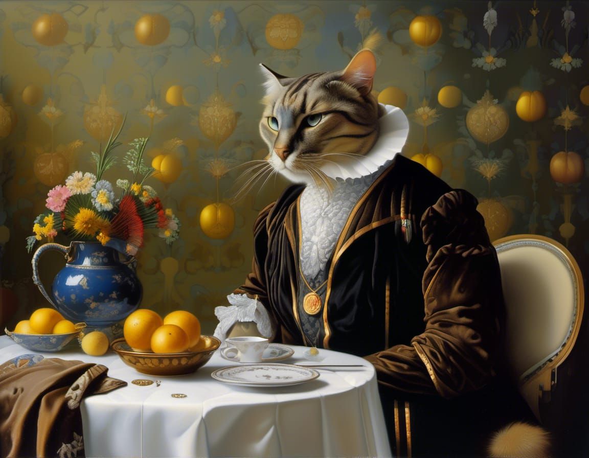 Surreal Abstract Portrait in Magical Realism Style