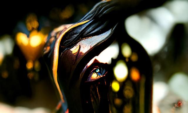 Vampire Love Rekindled: Dark Fantasy Portrait