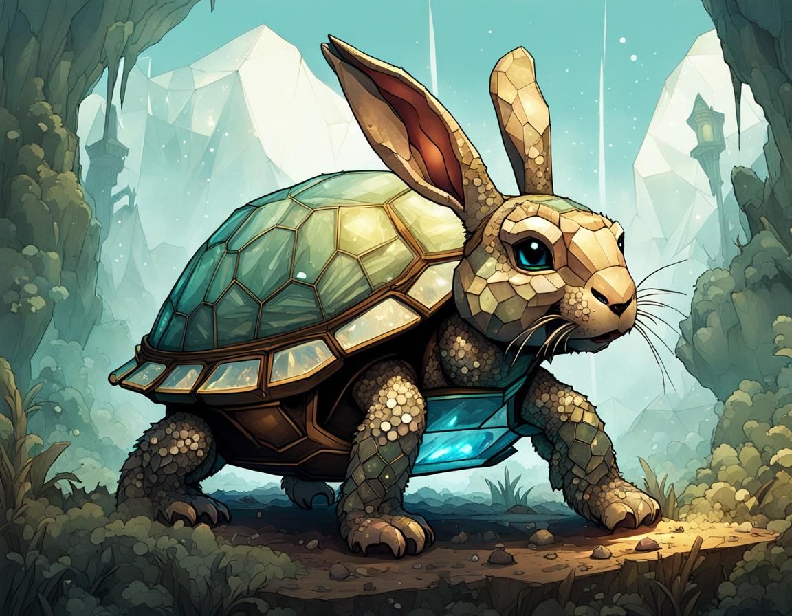 Crystals Turtle Bunny Hybrid