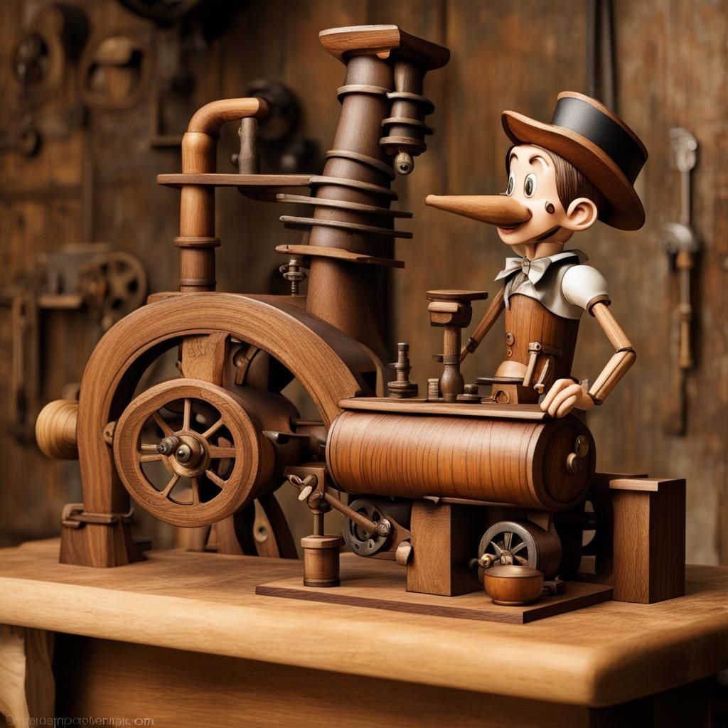 Pinocchio in Steampunk Setting
