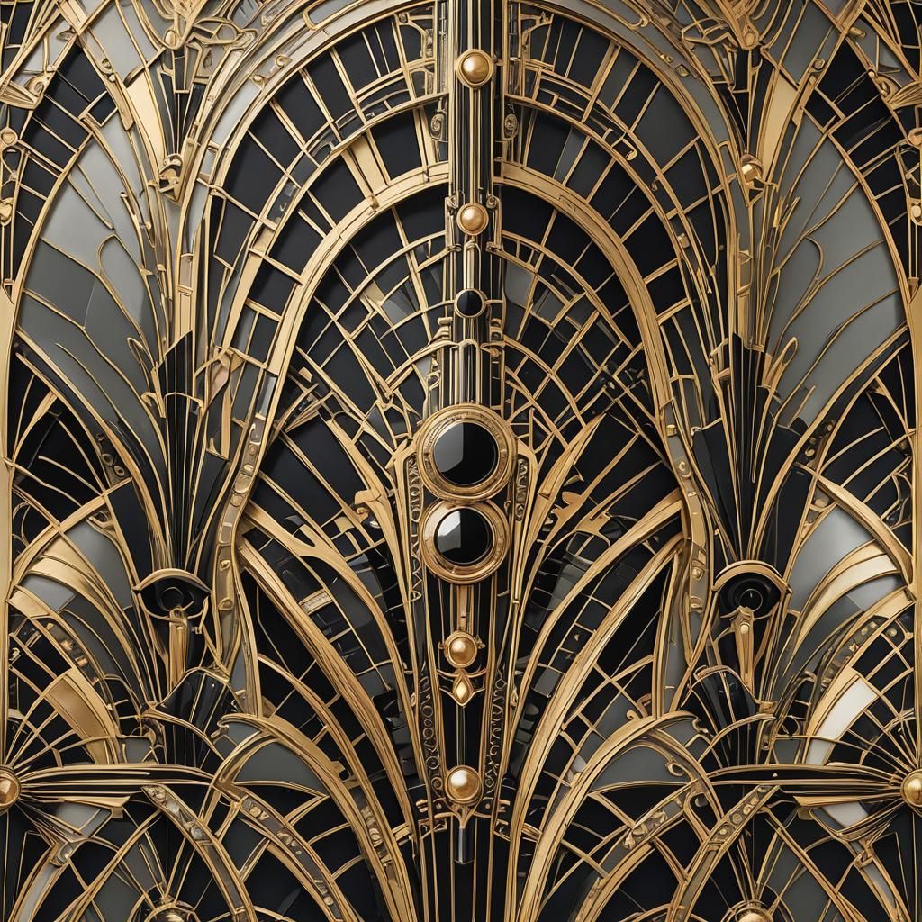 Art Deco Equilibrium Exercise Illustration