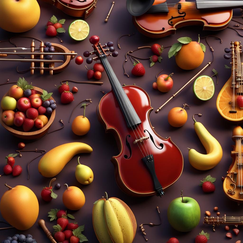 Fruit Orchestra: Fantastical Art in Unreal Engine 5